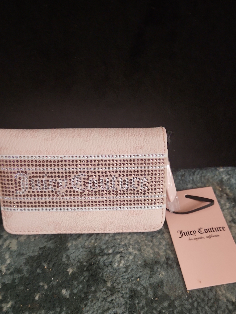 Juicy Couture Light Pink Rhinestone Wallet